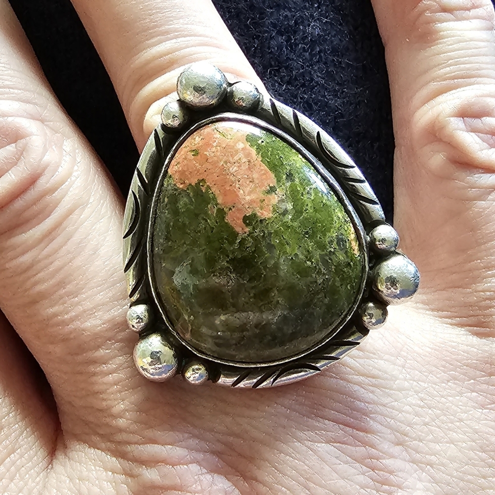 Custom Turquoise Sterling Silver ring